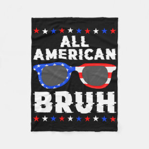 Patriottische 4th of July Boys Tiener Kinder All A Fleece Deken