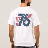 Patriottische 4th of July Family Reunion Design T-shirt (Achterkant)