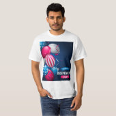 Patriottische 4th of July T-Shirt Design (Voorkant volledig)