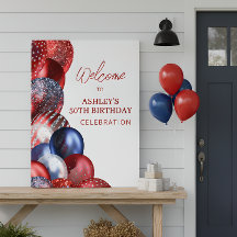 Patriottische 50e verjaardag welkom