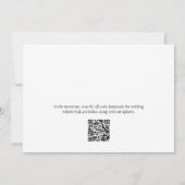 Patriottische aangepaste bruiloft slaat de datum-Q Aankondiging (Achterkant)