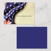 Patriottische aanvullende informatie informatiekaartje (Voorkant / Achterkant)