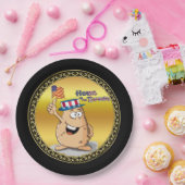 Patriottische aardappelen met Amerikaans pet en ee Papieren Bordje (Feest)