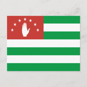 Patriottische Abchazische vlag Briefkaart