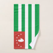 Patriottische Abchazische vlag Handdoek (Handdoek)
