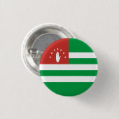 Patriottische Abchazische vlag Ronde Button 3,2 Cm (Voorkant /achterkant)