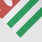 Patriottische Abchazische vlag Tissuepapier (Detail)