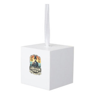 Patriottische Abraham Drinkende Retro Gesleten Decoratie