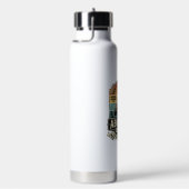 Patriottische Abraham Drinkende Retro Gesleten Waterfles (Rechts)