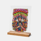 Patriottische Abraham Drinkin Retro Acryl Bord (Hoek)