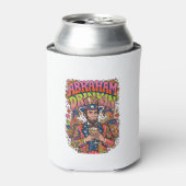 Patriottische Abraham Drinkin Retro Blikjeskoeler (Blikje Voorkant)