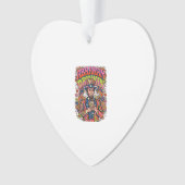 Patriottische Abraham Drinkin Retro Ornament (voorkant)