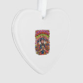 Patriottische Abraham Drinkin Retro Ornament (voorkant)
