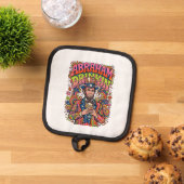 Patriottische Abraham Drinkin Retro Pannenlap (Top down)