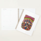 Patriottische Abraham Drinkin Retro Planner (Display)