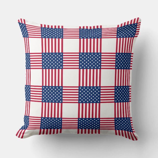 Patriottische accent kussen  (Voorkant)