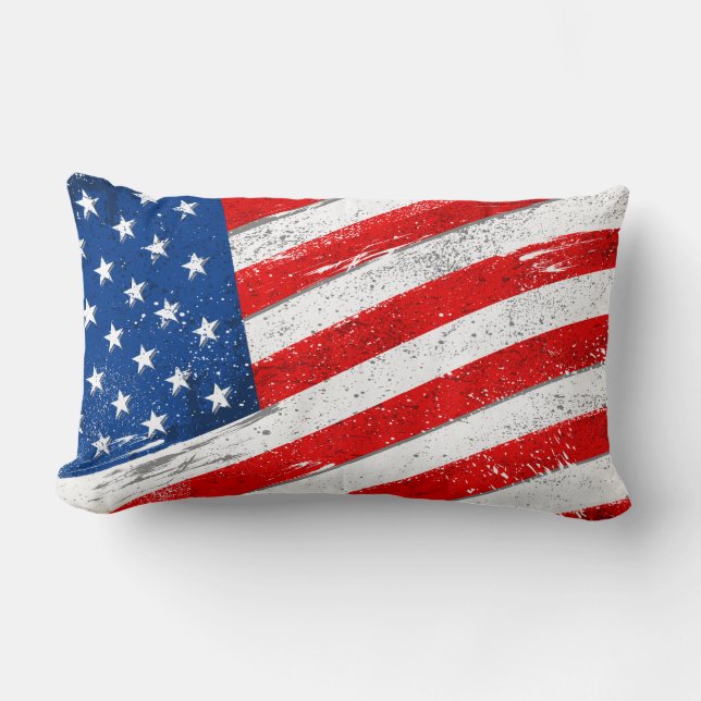 Patriottische Accent Worp Kussen (Voorkant)