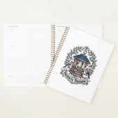 Patriottische Achtertuin Vogelvoeder Vector Grafis Planner (Display)