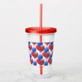Patriottische acryl tumbler acryl drinkbeker (Voorkant)