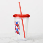 Patriottische acryl tumbler drinkbeker (Links)