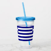 Patriottische Acryl Tumbler met vlag van Griekenla Acryl Drinkbeker (Links)