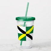 Patriottische Acryl Tumbler met vlag van Monterey Acryl Drinkbeker (Achterkant)