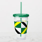 Patriottische Acryl Tumbler met vlag van Monterey Drinkbeker (Rechts)