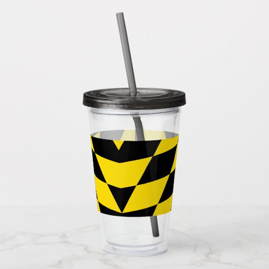 Patriottische Acryl Tumbler met vlag van München Acryl Drinkbeker (Links)