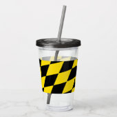Patriottische Acryl Tumbler met vlag van München Acryl Drinkbeker (Achterkant)