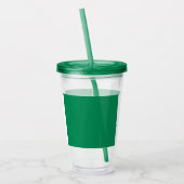 Patriottische Acryl Tumbler met vlag van Nigeria Acryl Drinkbeker (Links)