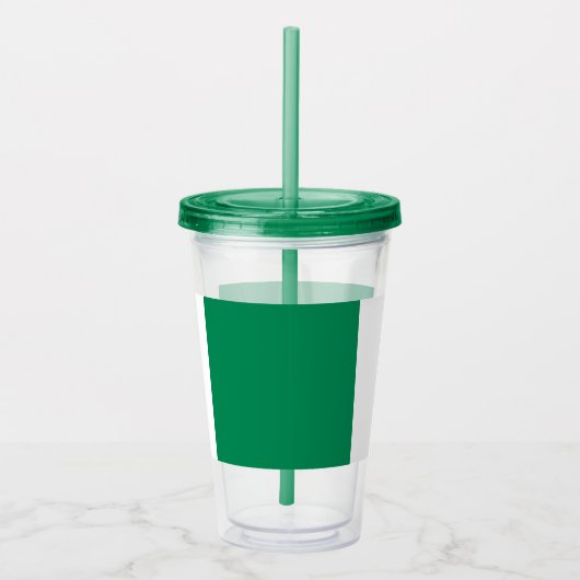 Patriottische Acryl Tumbler met vlag van Nigeria Acryl Drinkbeker (Rechts)