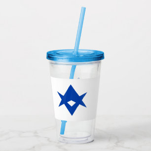 Patriottische acryl tumbler met vlag van Toyota Ci Drinkbeker