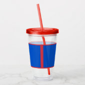 Patriottische acryltumbler met vlag van Guam Acryl Drinkbeker (Links)