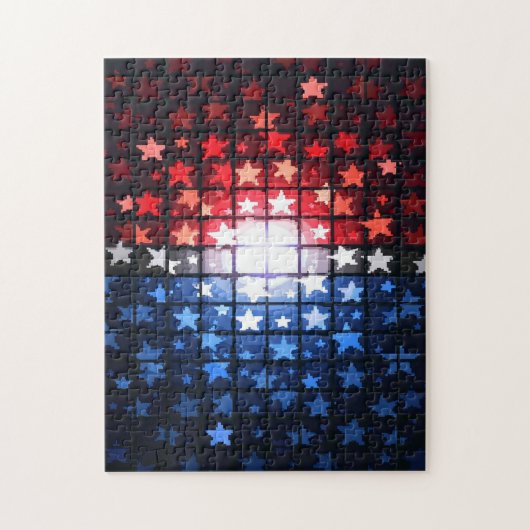 Patriottische Activiteit met Verborgen Afbeelding Legpuzzel (Verticaal)