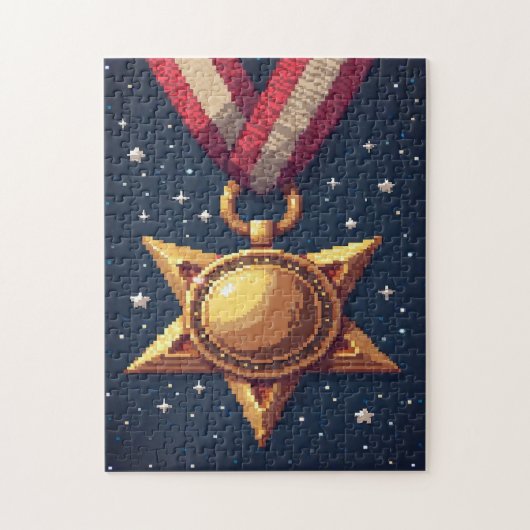 Patriottische Activiteit met Verborgen Afbeelding Legpuzzel (Verticaal)