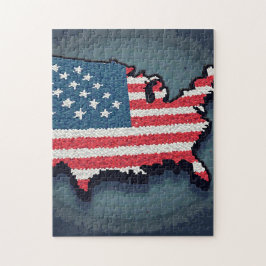 Patriottische Activiteit met Verborgen Afbeelding Legpuzzel