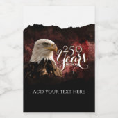 Patriottische Adelaar 250 Jaar Dranklabel Wijn Etiket (Enkel label)