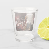 Patriottische Adelaar 250 Jaar Shotglas Shot Glas (Achterkant)