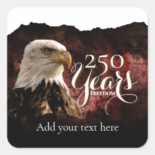 Patriottische Adelaar 250 Jaar Sticker