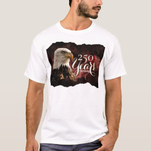 Patriottische Adelaar 250 Jaar T-Shirt