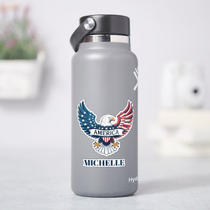 Patriottische Adelaar 250e Verjaardag Amerikaanse  Sticker