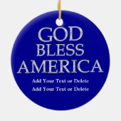 Patriottische adelaar 2 keramisch ornament (Achterkant)