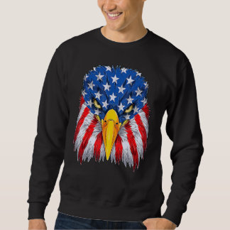 patriottische adelaar 4 juli amerikaanse vlag meri trui