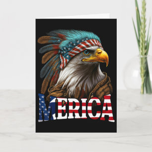 Patriottische Adelaar Amerikaanse Vlag 4 juli Meri Kaart