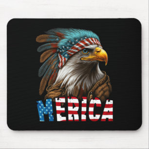 Patriottische adelaar Amerikaanse vlag 4 juli Meri Muismat