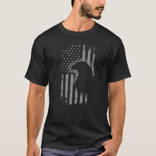 Patriottische adelaar Amerikaanse vlag Koel Wilde  T-shirt