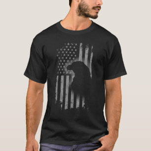 Patriottische adelaar Amerikaanse vlag Koel Wilde  T-shirt