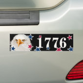 Patriottische Adelaar Brievenbus Nummers Festieve Bumpersticker (Op auto)