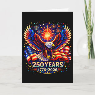 Patriottische Adelaar En Vlag 250 Jaar 1776-2026 4 Kaart
