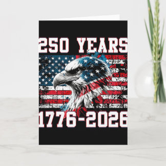 Patriottische Adelaar En Vlag 250 Jaar 1776-2026 _ Kaart